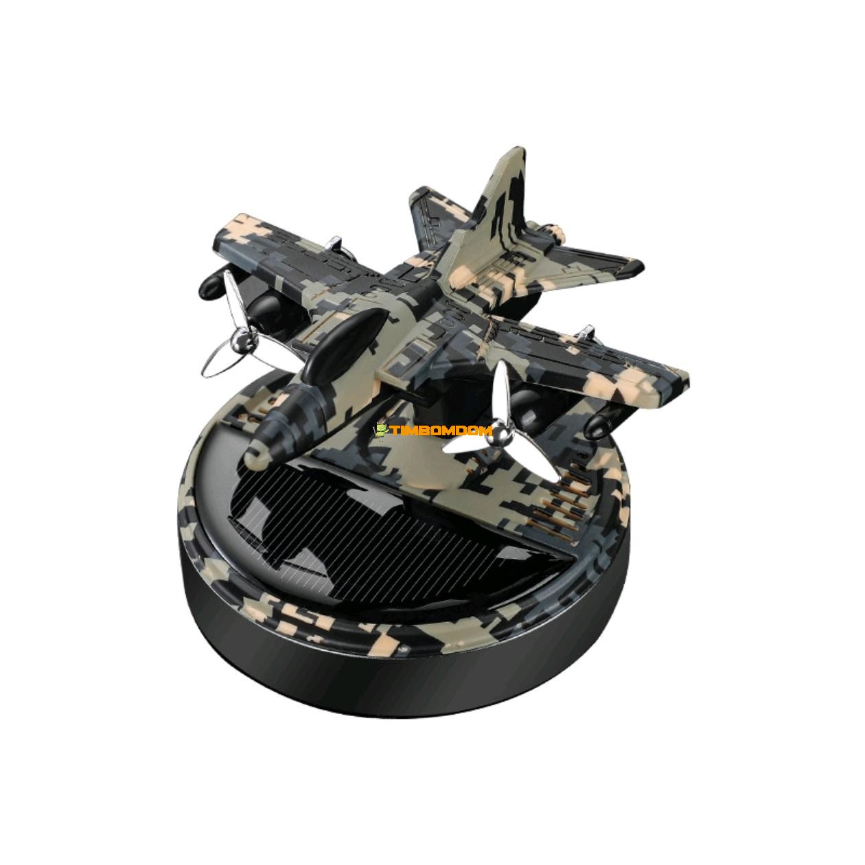 New Solar Rotating Helicopter Aroma Diffuser Camouflage Airplane New Solar Rotating Helicopter Aroma Diffuser Camouflage Airplane