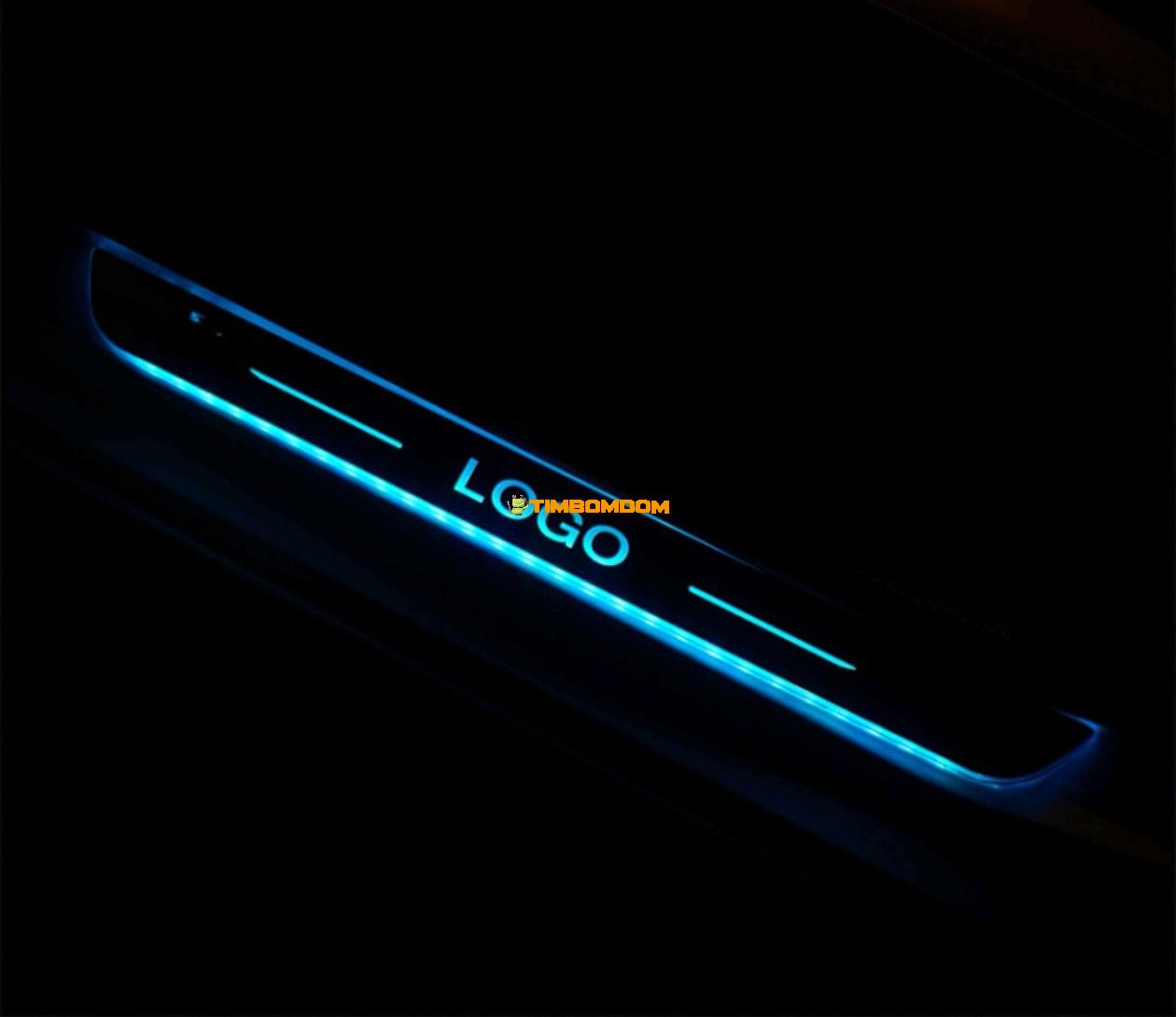 Car Door Welcome Pedal With Light Door Sill Strip Atmosphere Light Modified Car Door Welcome Pedal With Light Door Sill Strip Atmosphere Light Modified