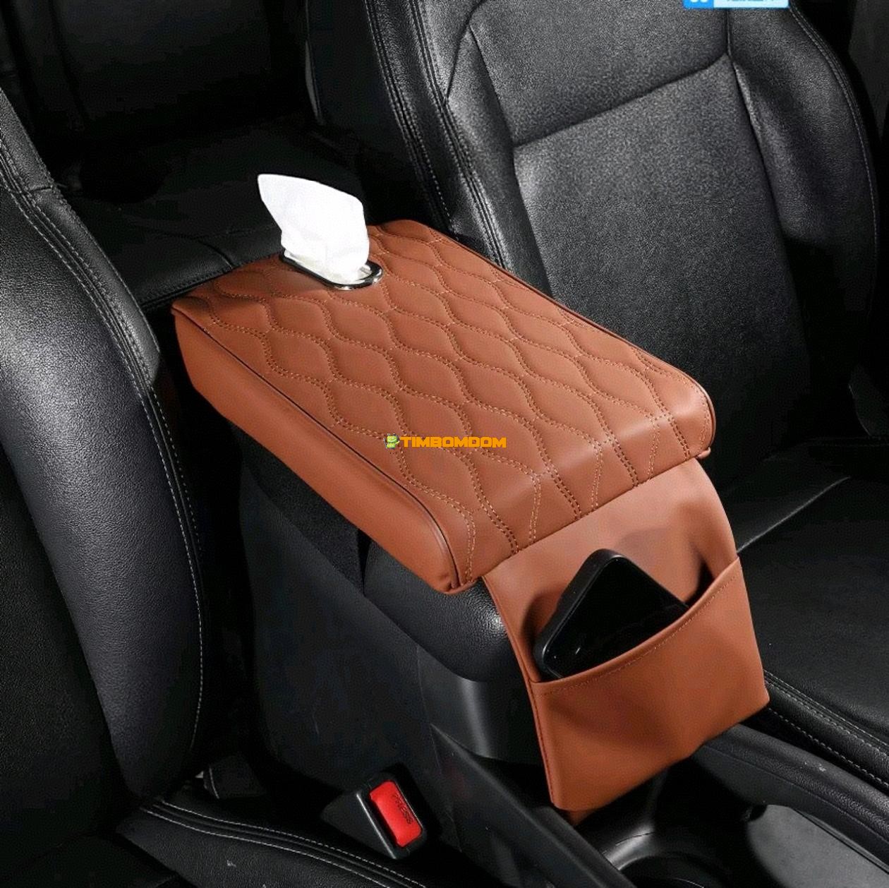 Car Supplies Water Wave Pattern Tissue Pocket Style Upgraded Armrest Box Pad Car Supplies Water Wave Pattern Tissue Pocket Style Upgraded Armrest Box Pad
