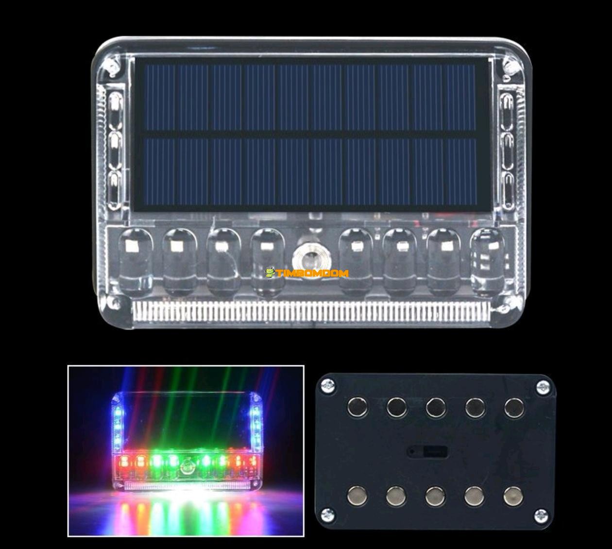 Touch Type Car Solar Strobe Light Anti-Tail Warning Side Light Touch Type Car Solar Strobe Light Anti-Tail Warning Side Light