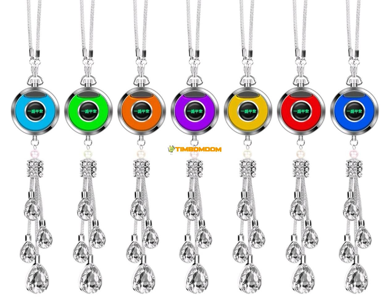 Car Perfume Pendant Luminous Crystal Aroma Pendant Car Perfume Pendant Luminous Crystal Aroma Pendant