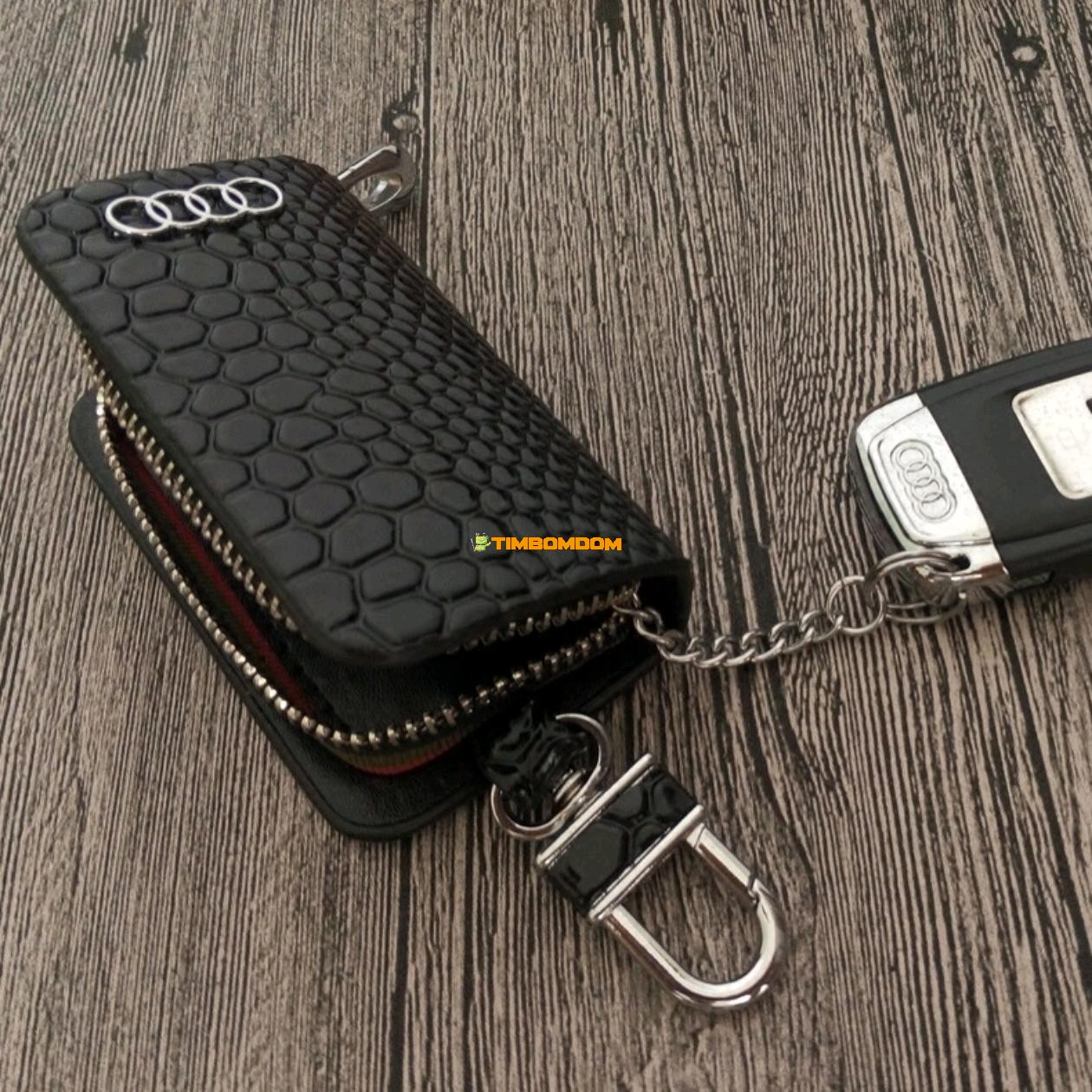 Men Women Multifunctional Leather Key Bag Men Women Multifunctional Leather Key Bag