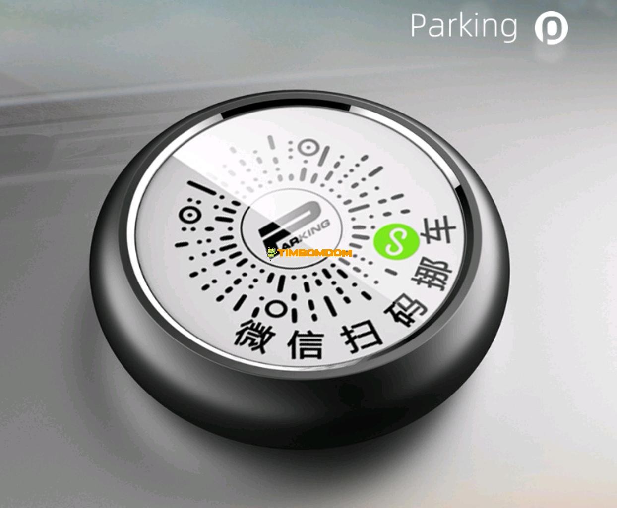 Aluminum QR Code Luminous Parking Sign Aluminum QR Code Luminous Parking Sign