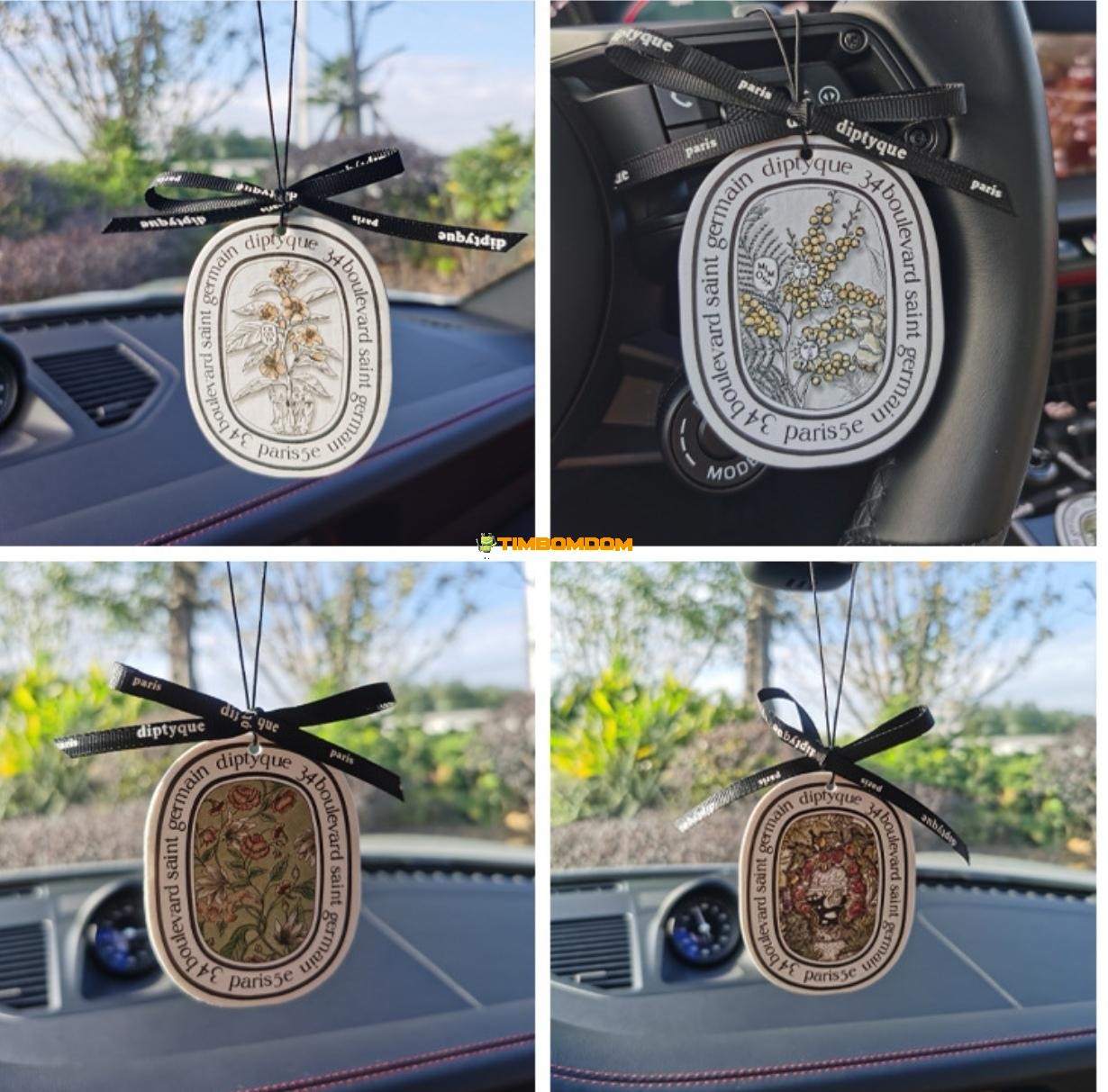 Diptyque Car Scented Slice Solid Air Freshener Pendant Diptyque Car Scented Slice Solid Air Freshener Pendant