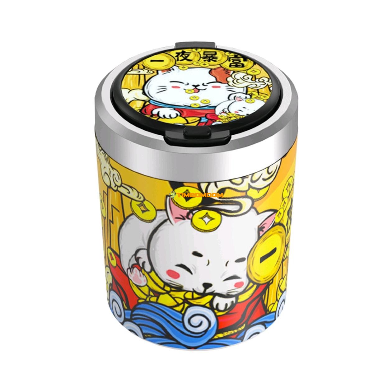 Chinese Style Luminous Covered Ashtray Chinese Style Luminous Covered Ashtray