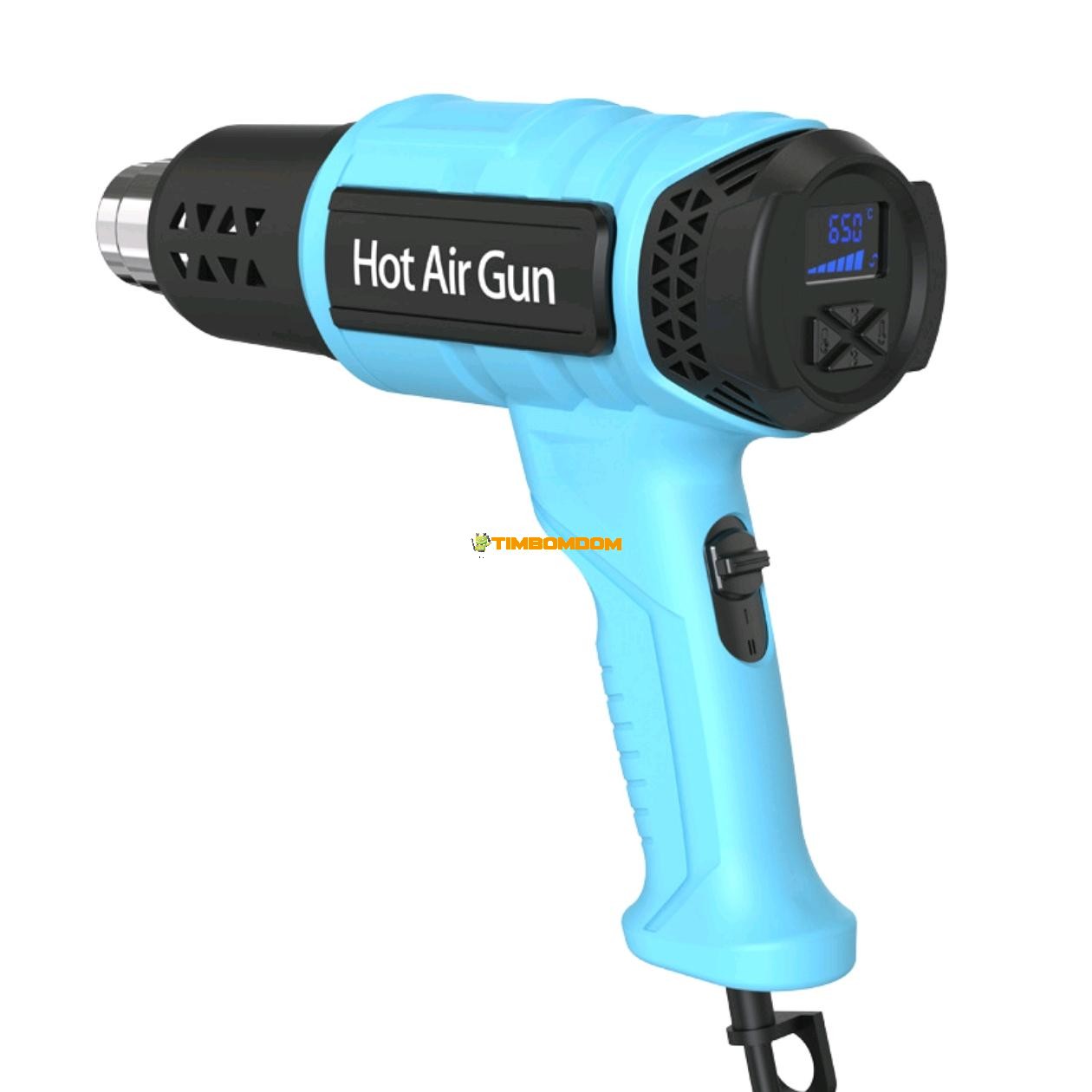 Blue Light Digital Temp Adjust 2000W Heat Gun Blue Light Digital Temp Adjust 2000W Heat Gun