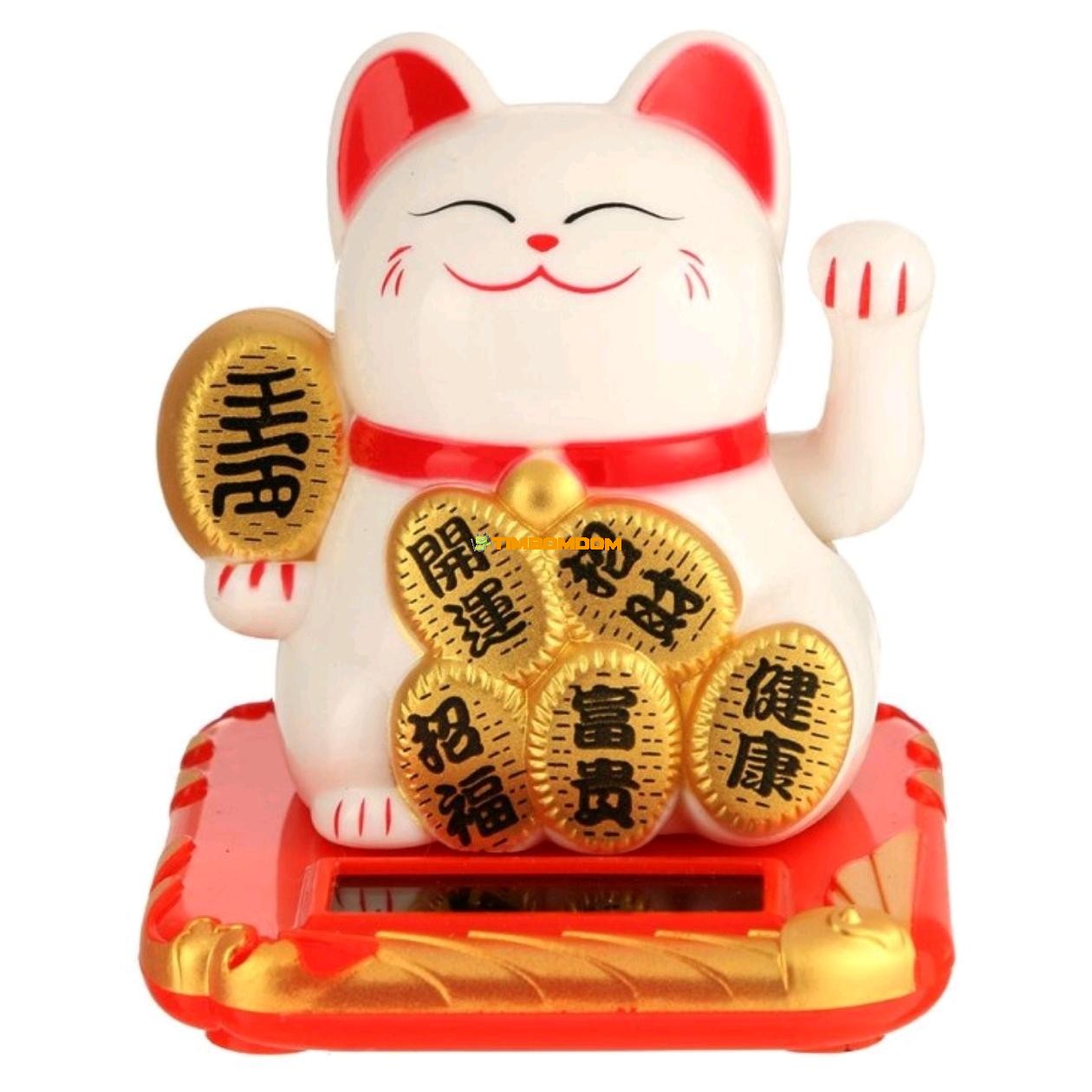 Creative Solar Waving Fortune Cat Ornament Creative Solar Waving Fortune Cat Ornament