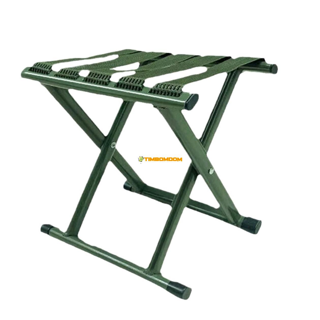 Military Green Thickened Backrest Folding Stool Military Green Thickened Backrest Folding Stool