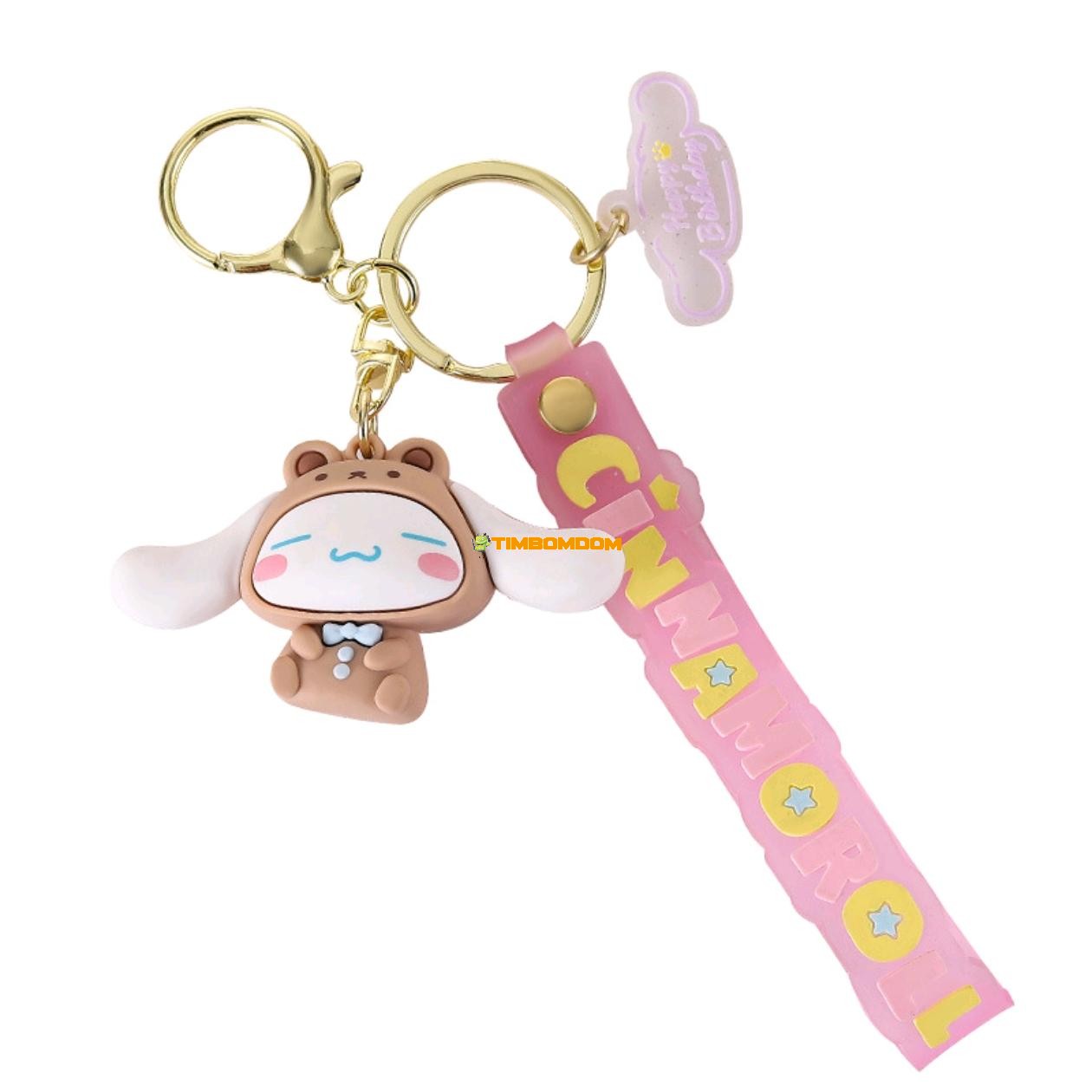 Big Ear Dog Cinnamon Dog Kuromi Keychain Big Ear Dog Cinnamon Dog Kuromi Keychain