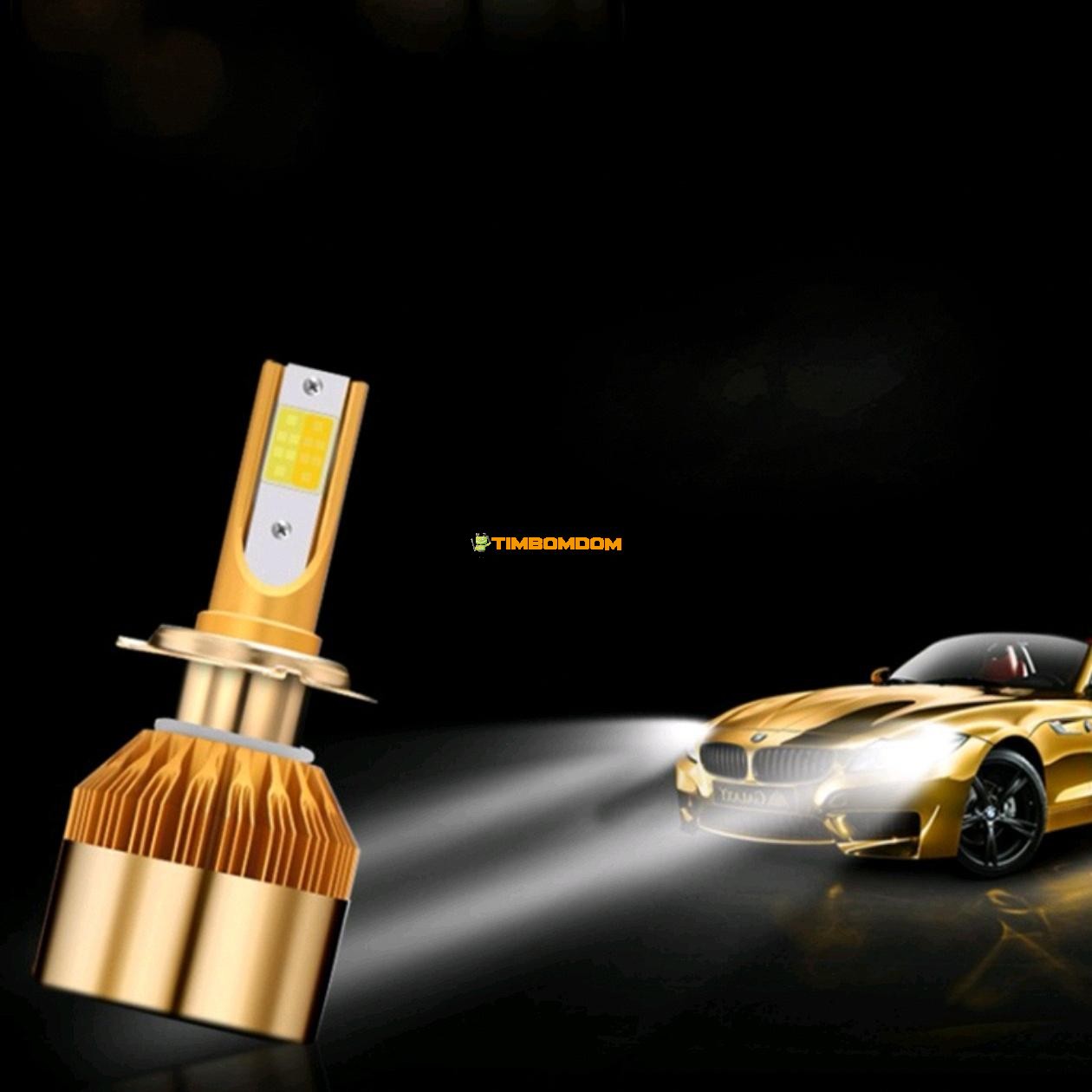 LED Headlight Dual Color Temp Yellow White Light Car H7 Fog Light LED Headlight Dual Color Temp Yellow White Light Car H7 Fog Light