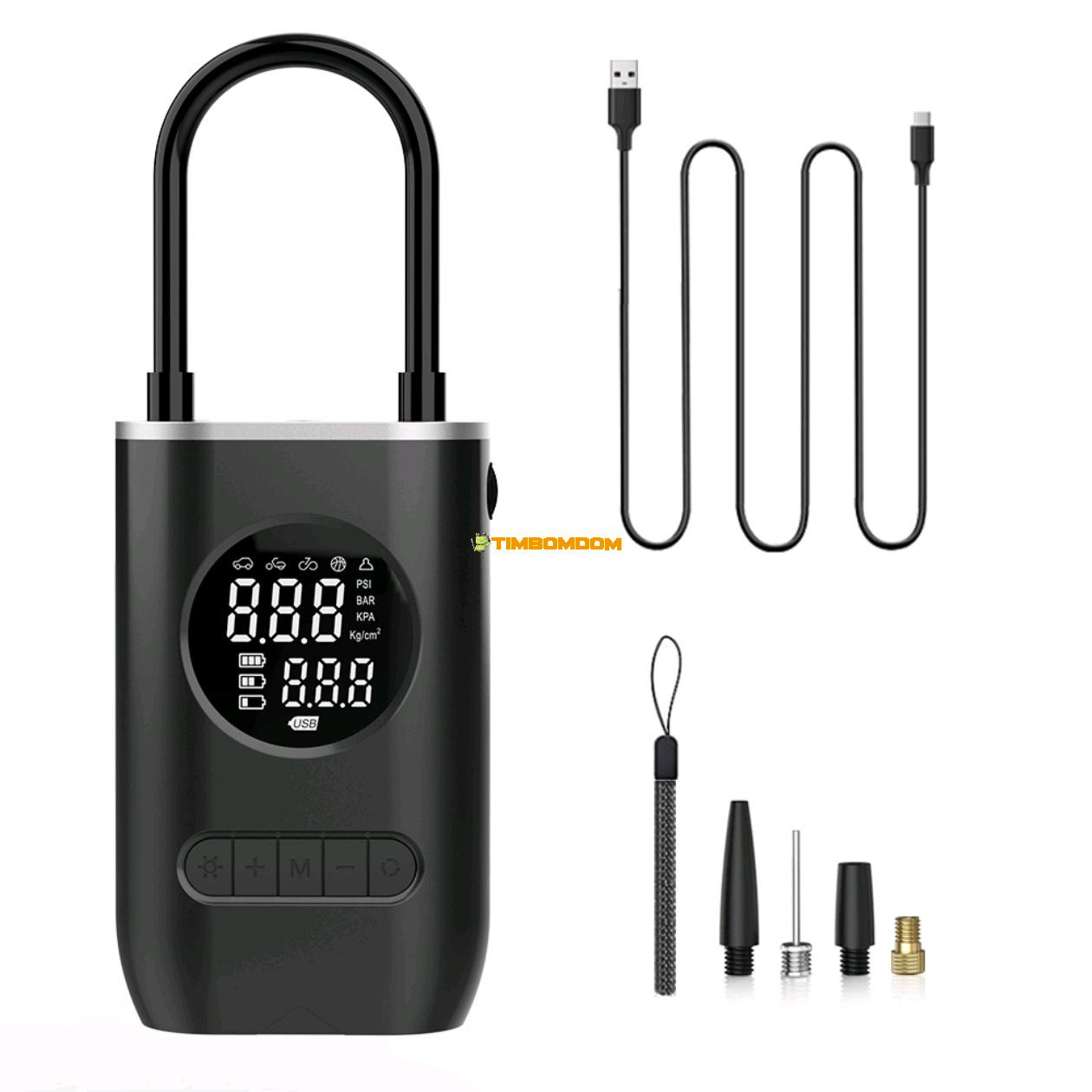 Portable Electric Tire Inflator Pump Charging Dual Use Portable Electric Tire Inflator Pump Charging Dual Use
