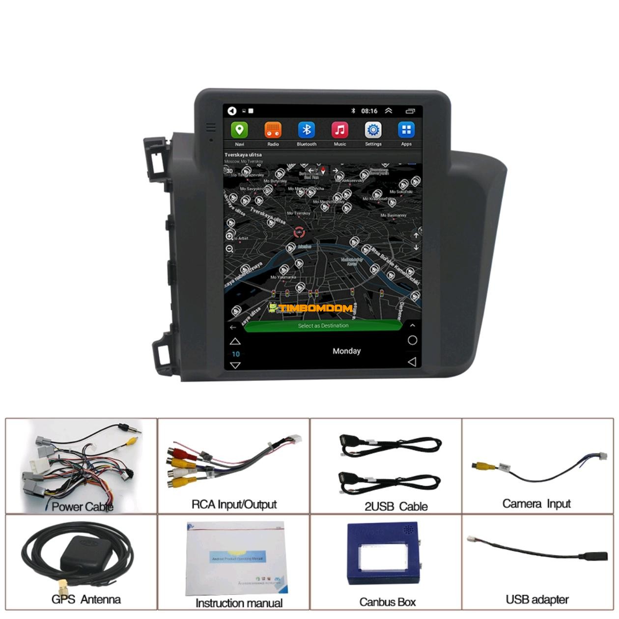 Honda New Civic 9.7 Inch Android Navigation Honda New Civic 9.7 Inch Android Navigation