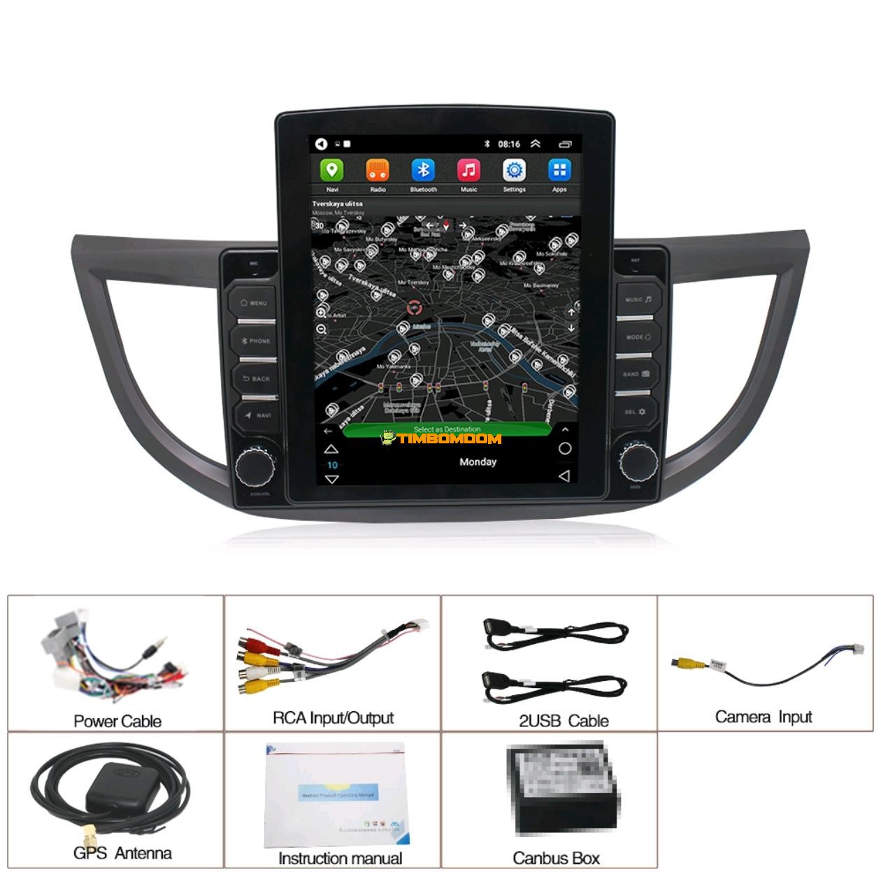 Honda CRV 9.7 Inch Android Navigation All In One Honda CRV 9.7 Inch Android Navigation All In One