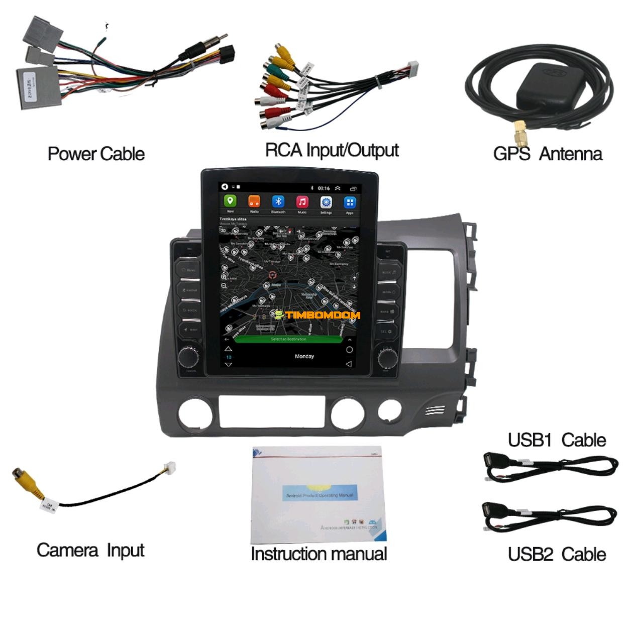 Honda Old Civic Right Hand Drive Android Navigation Honda Old Civic Right Hand Drive Android Navigation