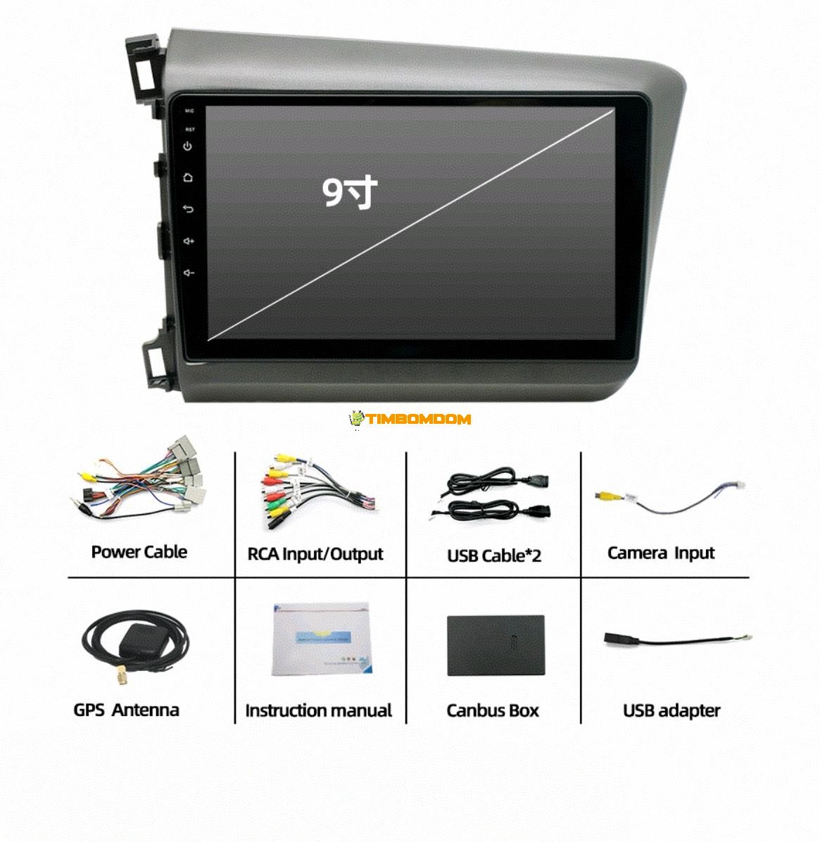 12-15 Honda Civic Android Large Screen Navigation 12-15 Honda Civic Android Large Screen Navigation