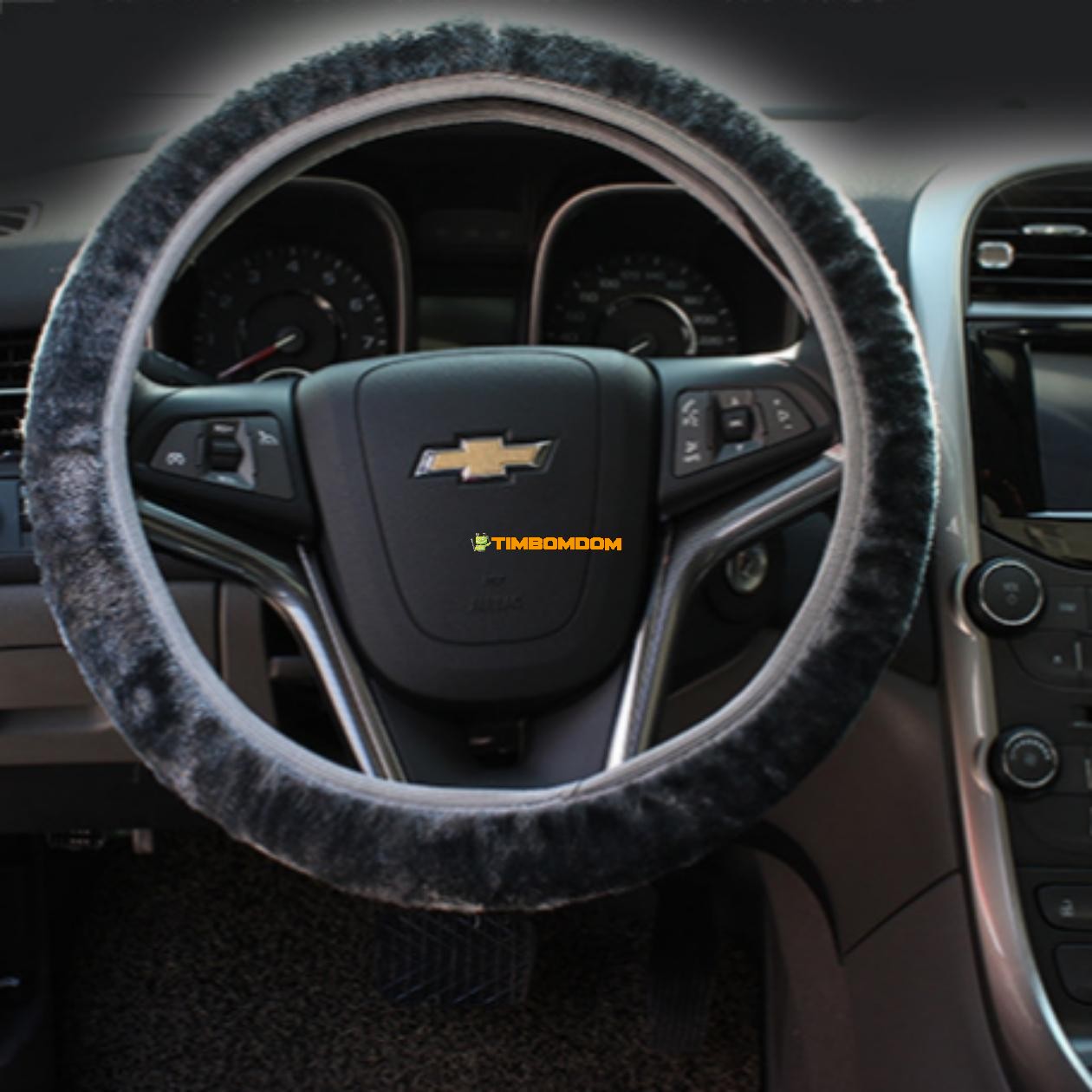 Winter Short Plush Super Soft Telescopic Steering Wheel Cover Winter Short Plush Super Soft Telescopic Steering Wheel Cover