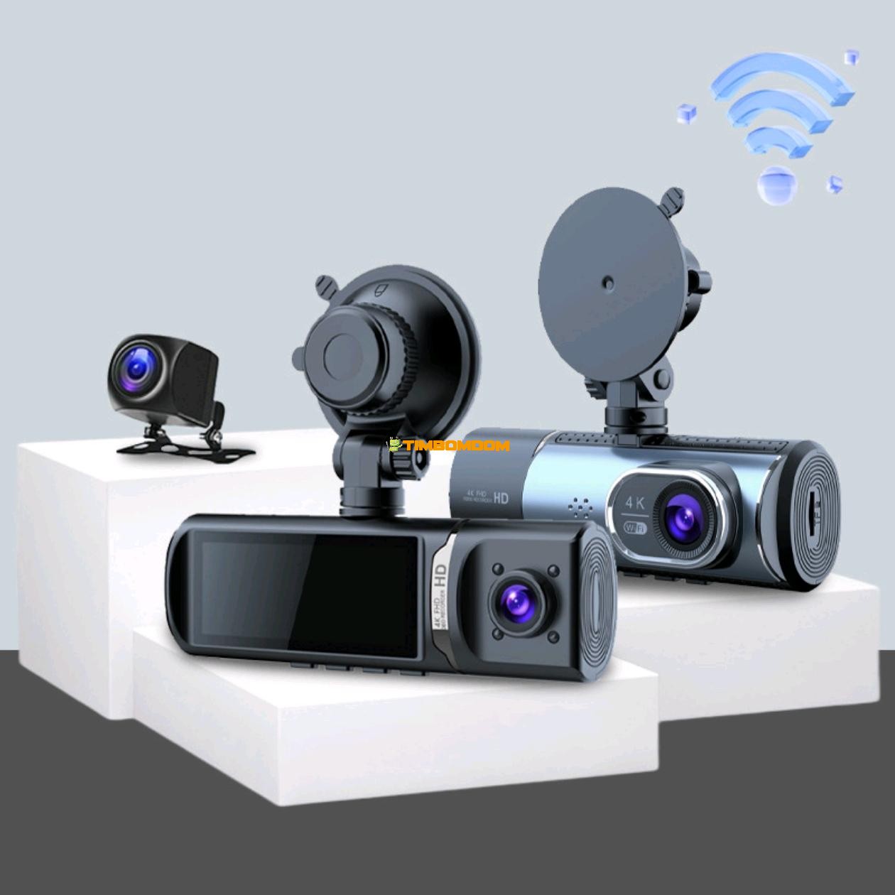 WiFi HD 4K Three Lens Driving Recorder WiFi HD 4K Three Lens Driving Recorder