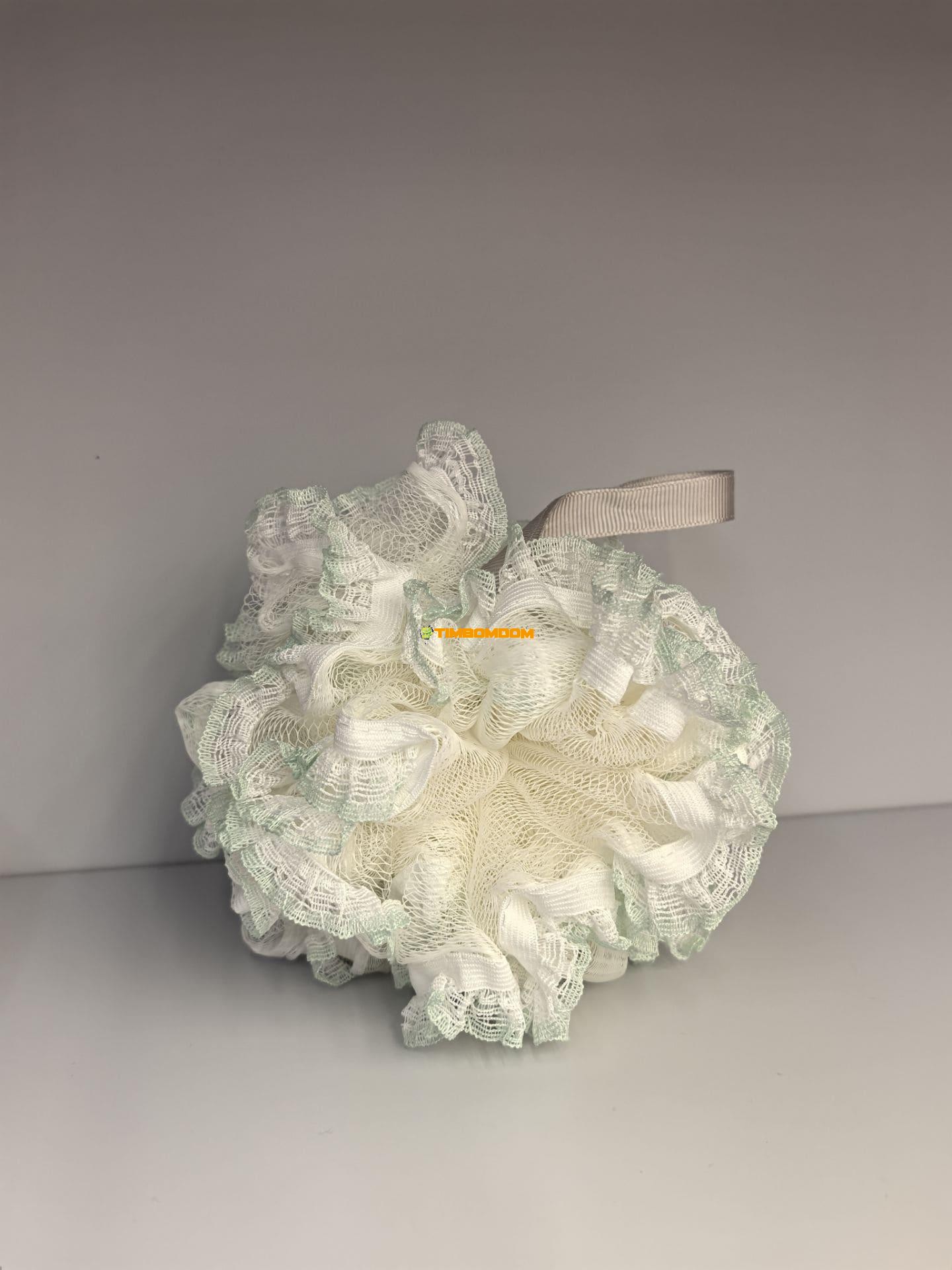 Three-color lace bath sponge Three-color lace bath sponge