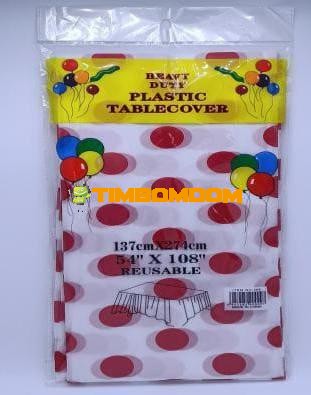 PE Polka Dot Tablecloth PE Polka Dot Tablecloth