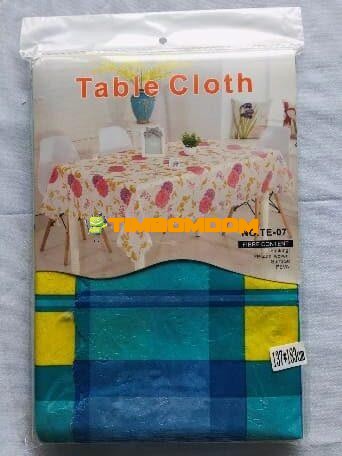 PEVA Flannel-Backed Tablecloth PEVA Flannel-Backed Tablecloth