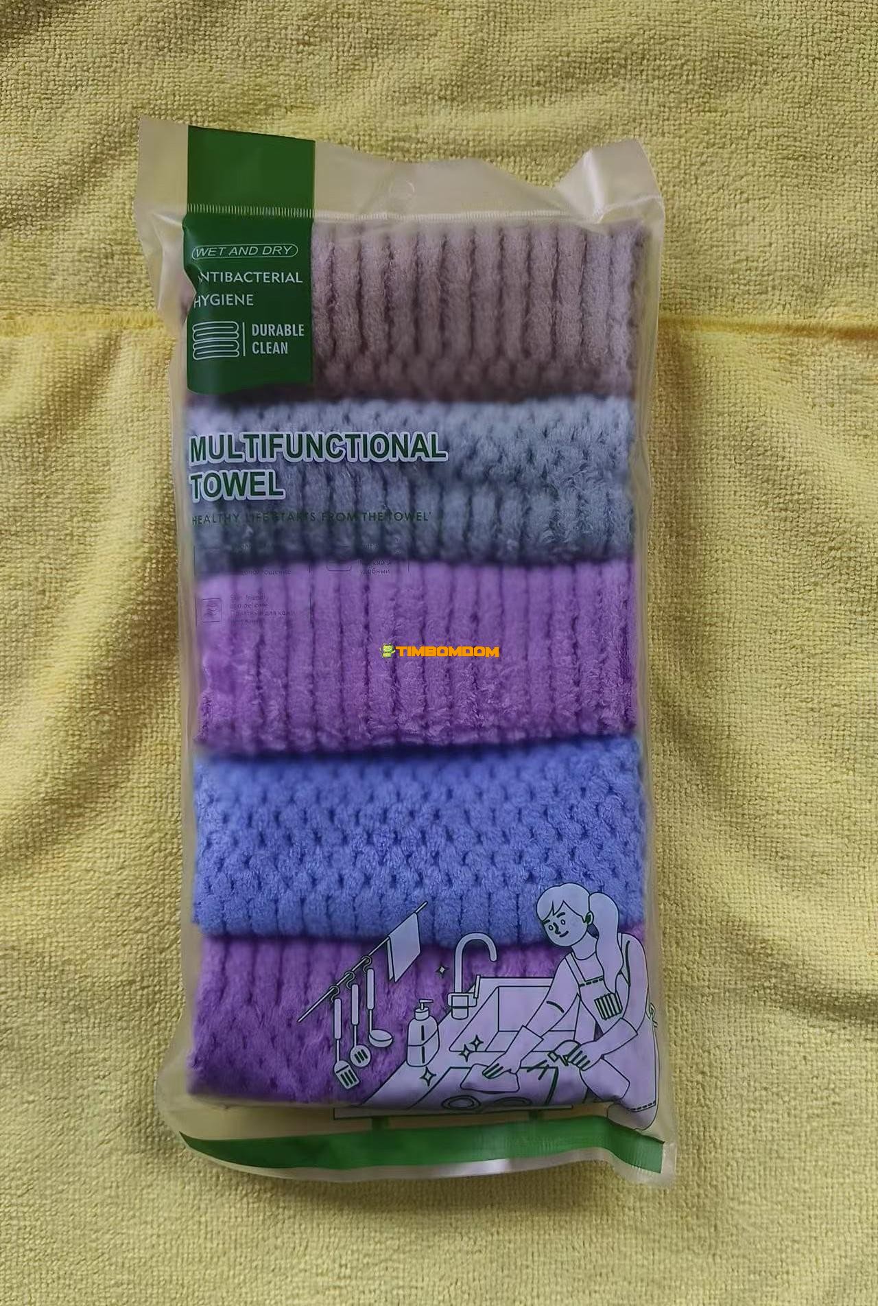 5pcs Cleaning Towel 5pcs Cleaning Towel