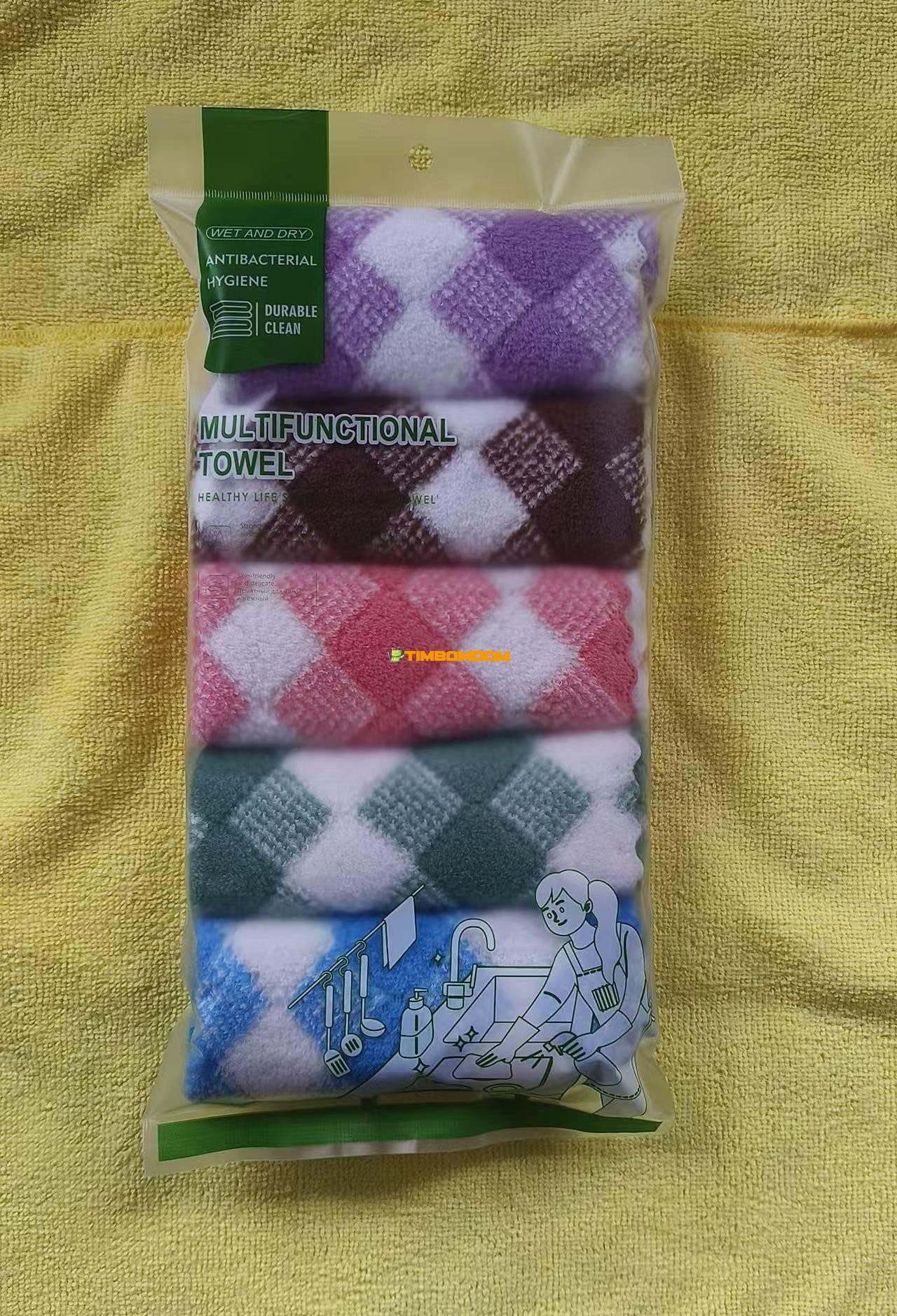 5pcs Cleaning Towel 5pcs Cleaning Towel