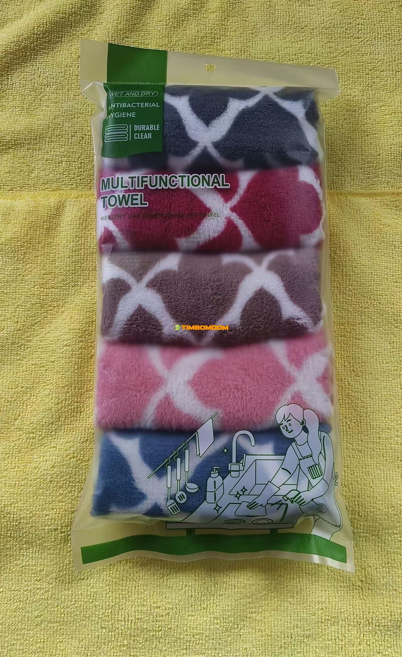 5pcs Cleaning Towel 5pcs Cleaning Towel