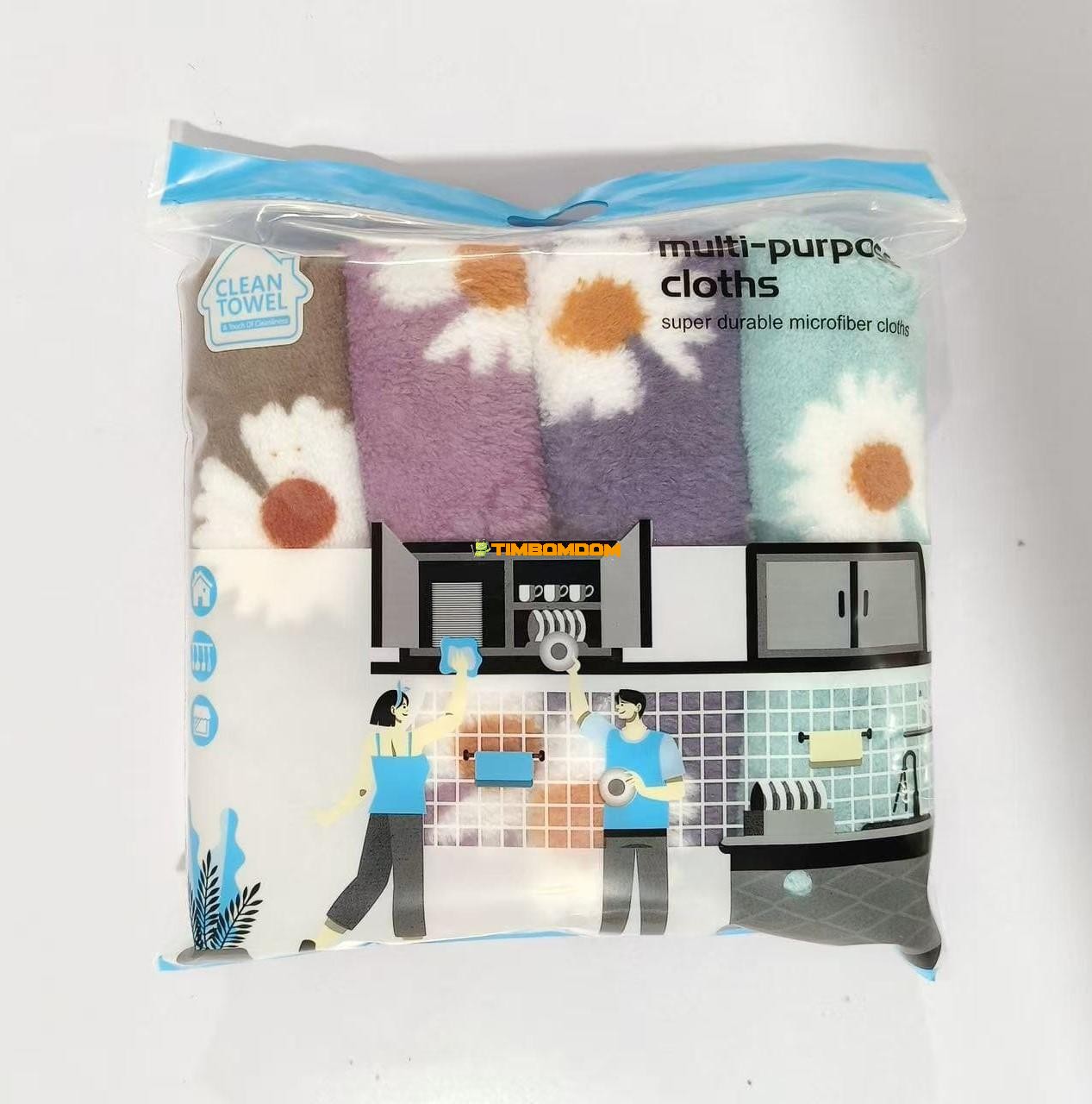 4pcs Cleaning Towel 4pcs Cleaning Towel