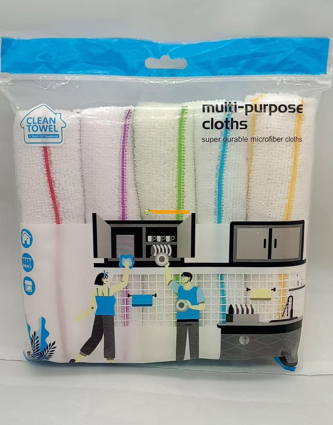 5pcs Cleaning Towel 5pcs Cleaning Towel