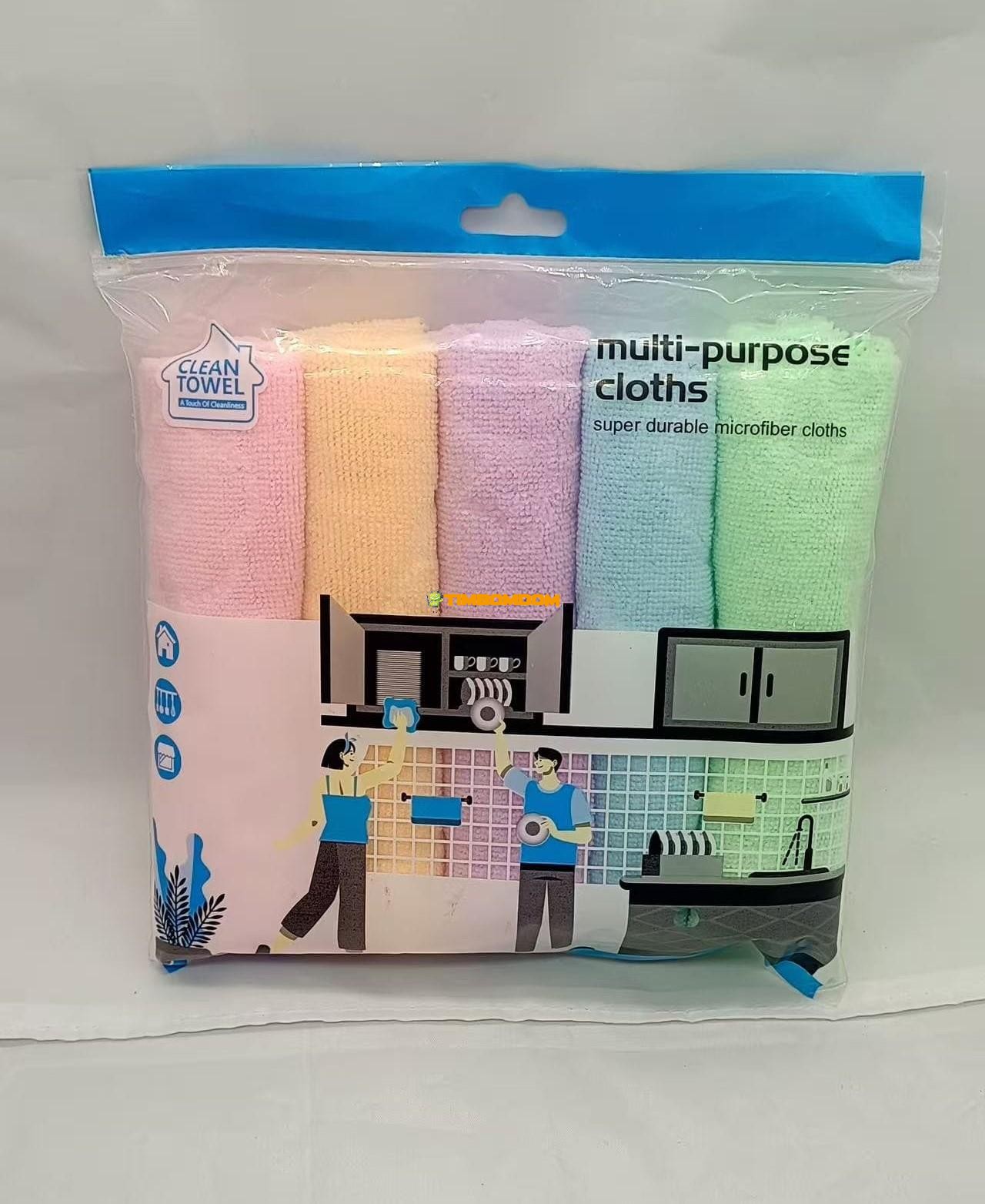 5pcs Cleaning Towel 5pcs Cleaning Towel