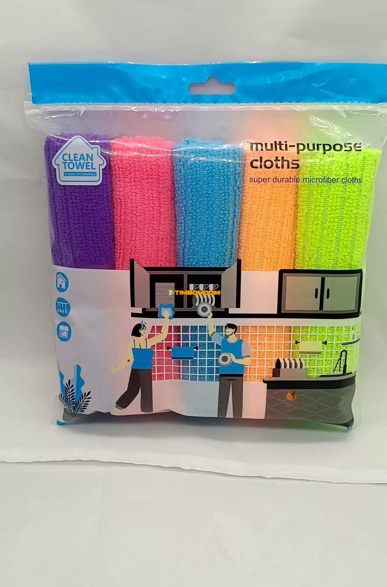 5pcs Cleaning Towel 5pcs Cleaning Towel