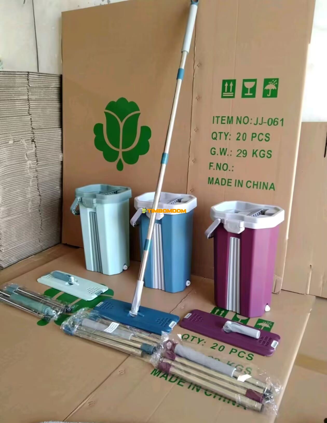 Squeeze Flat Mop with Cleaning Bucket Squeeze Flat Mop with Cleaning Bucket