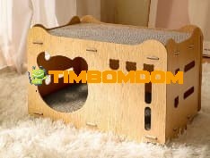 Cat Activity House with Scratch Pad Cat Activity House with Scratch Pad