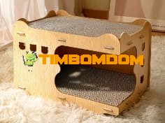 Cat Activity House with Scratch Pad Cat Activity House with Scratch Pad