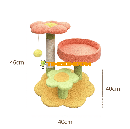 Dual Platform Flower Cat Activity Tree Dual Platform Flower Cat Activity Tree