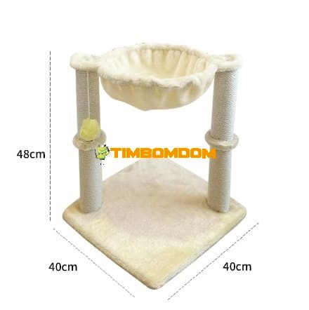 Compact Cat Tree with Hammock Bed Compact Cat Tree with Hammock Bed