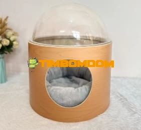 Transparent Dome Cat Bed Pod Transparent Dome Cat Bed Pod