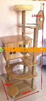 Tall Multi-Level Cat Activity Center Tall Multi-Level Cat Activity Center