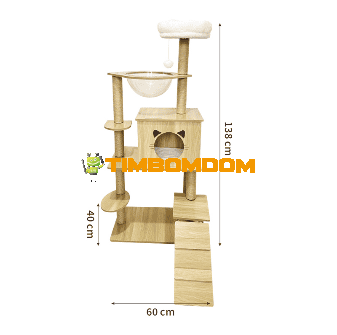 Multi-Level Cat Tree with Condo & Ladder Multi-Level Cat Tree with Condo & Ladder