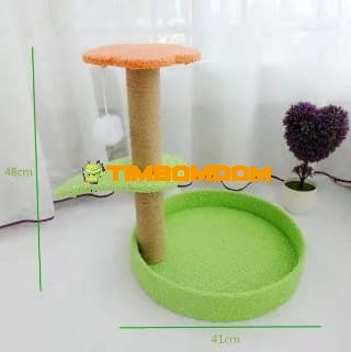 Compact Cat Tree with Round Base Bed Compact Cat Tree with Round Base Bed