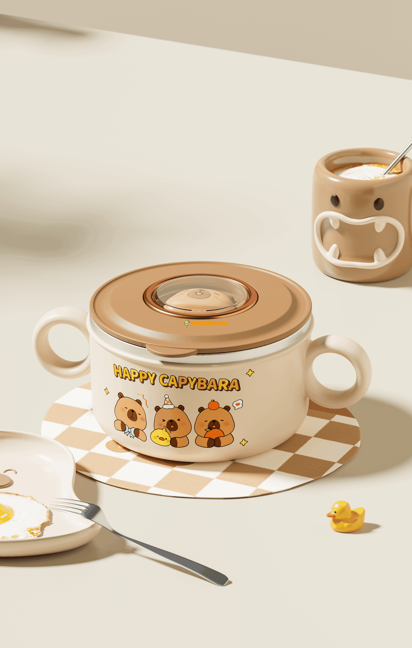 Food Bowl with Lid Food Bowl with Lid