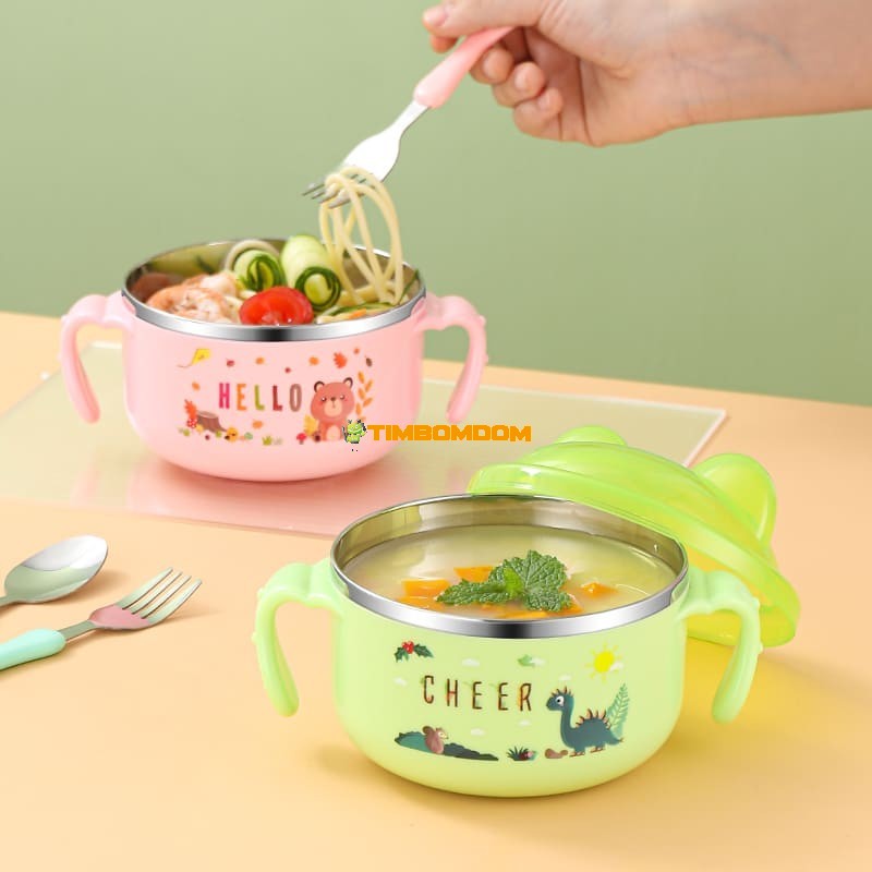 Baby Feeding Bowl with Spoon Baby Feeding Bowl with Spoon