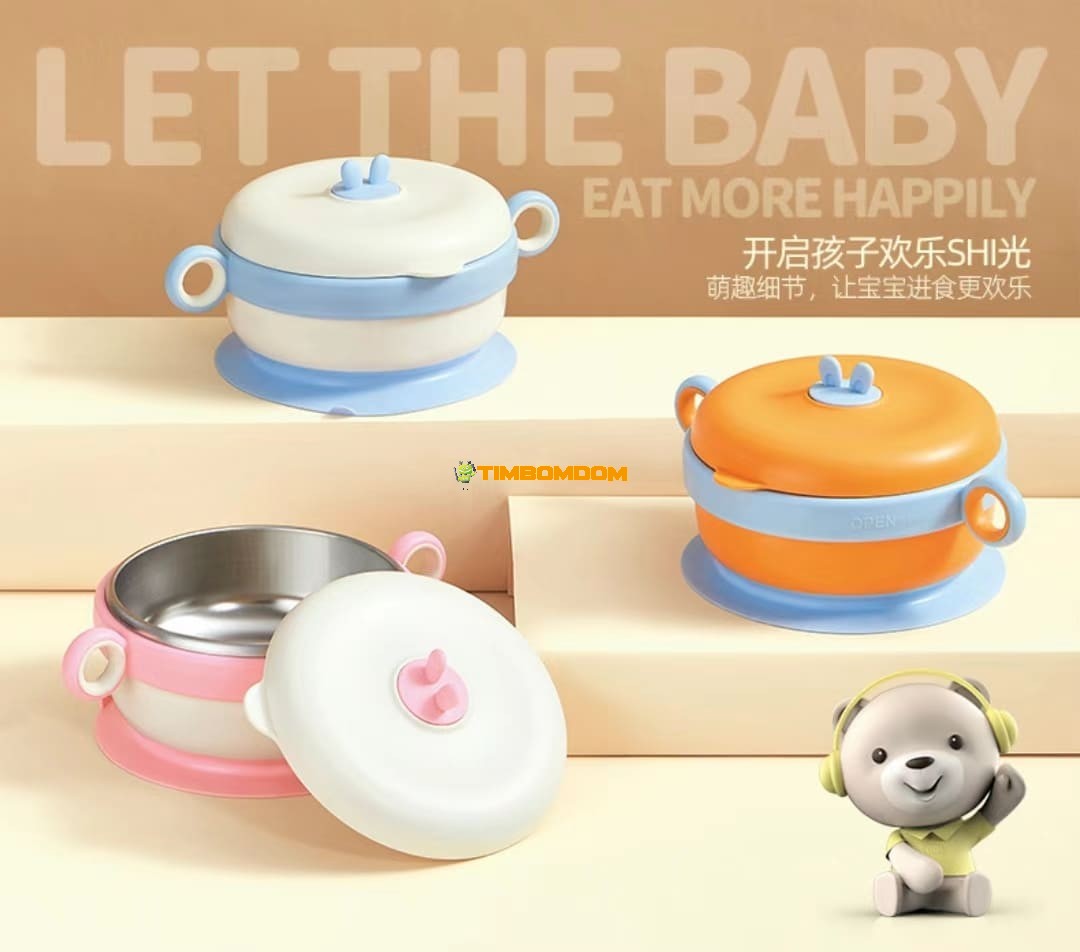 Baby Bowl Set with Lid Baby Bowl Set with Lid