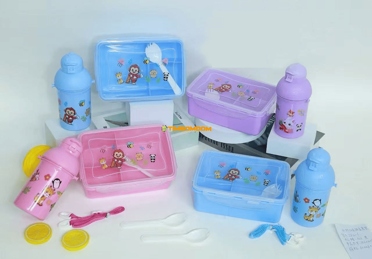 Lunch box and Water Bottle Set Lunch box and Water Bottle Set