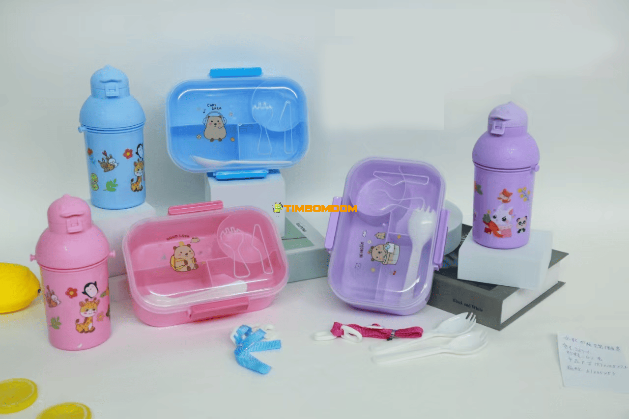 Lunch box and Water Bottle Set Lunch box and Water Bottle Set