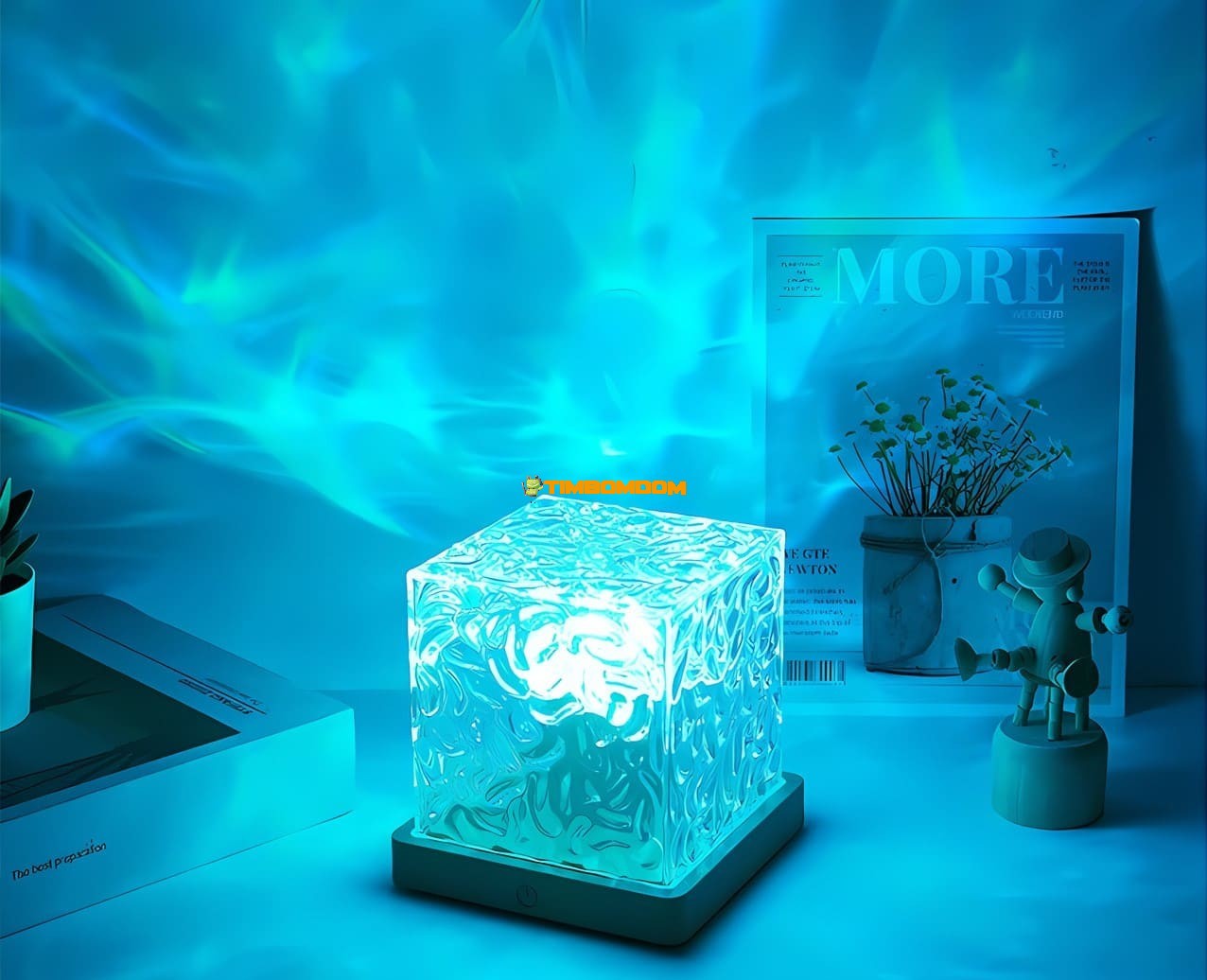 Rotating Water Ripple Night Light Creative Flame Ambient Lamp Romantic Star Projector Rotating Water Ripple Night Light Creative Flame Ambient Lamp Romantic Star Projector
