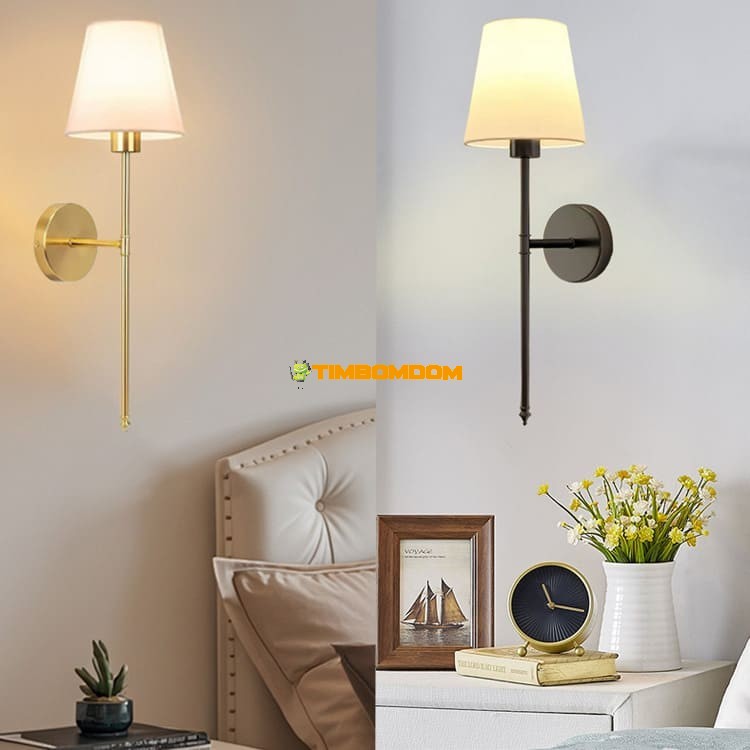 American Fabric Bedroom Bedside Cordless Rechargeable Wall Lamp Nordic Modern Homestay American Fabric Bedroom Bedside Cordless Rechargeable Wall Lamp Nordic Modern Homestay