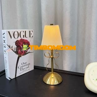 Fabric Romantic Girl Bow LED Retro Rechargeable Ambient Table Lamp Fabric Romantic Girl Bow LED Retro Rechargeable Ambient Table Lamp