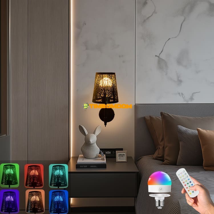 Bedroom Bedside Wall Lamp Charging Remote Control Bedroom Bedside Wall Lamp Charging Remote Control