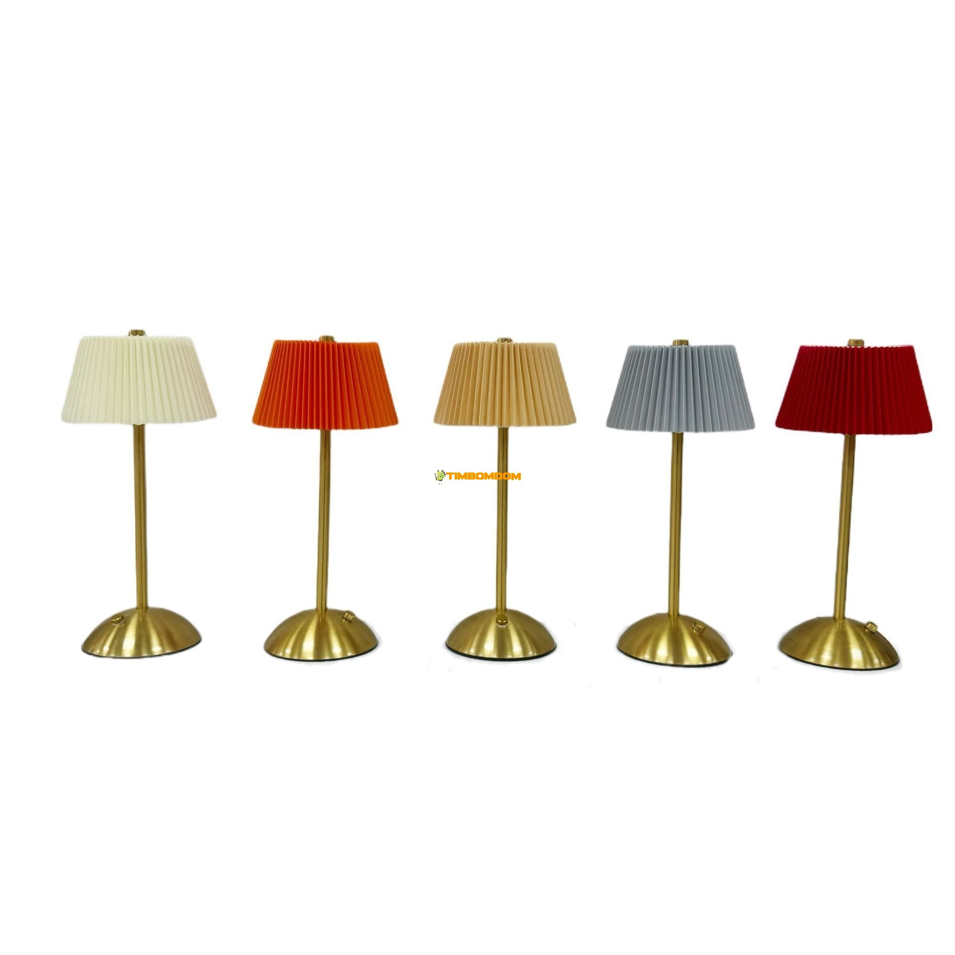 Modern Simple Fabric Metal Pleated Table Lamp Modern Simple Fabric Metal Pleated Table Lamp